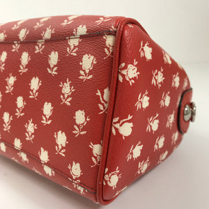 Coach – Blomsterprint læder boston taske