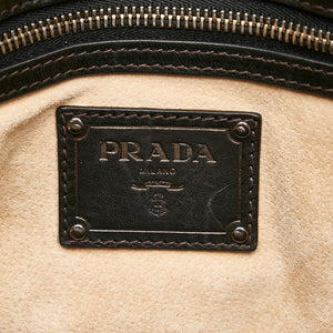 Prada – Camouflage tessuto nylon bowler bag