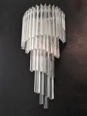 Murano - Wall lamps - 41 prisms - Clear - SPLISH