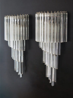 Murano - Wall lamps - 41 prisms - Clear - SPLISH