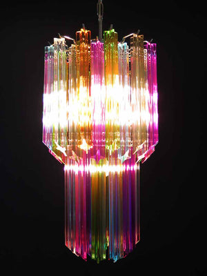 Murano lysekrone – 46 prismer – Multi - SPLISH