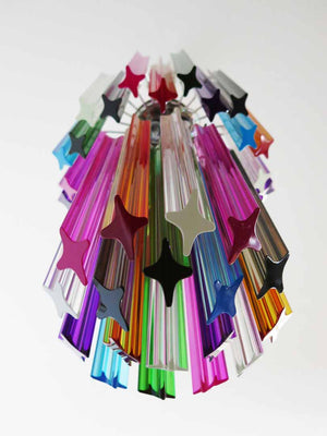 Murano lysekrone – 46 prismer – Multi - SPLISH