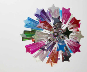 Murano lysekrone – 46 prismer – Multi - SPLISH