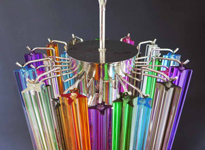 Murano lysekrone – 46 prismer – Multi - SPLISH
