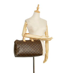 Louis Vuitton – Brun monogram speedy 35