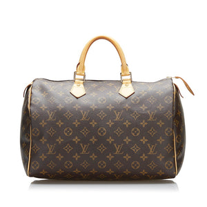 Louis Vuitton – Brun monogram speedy 35