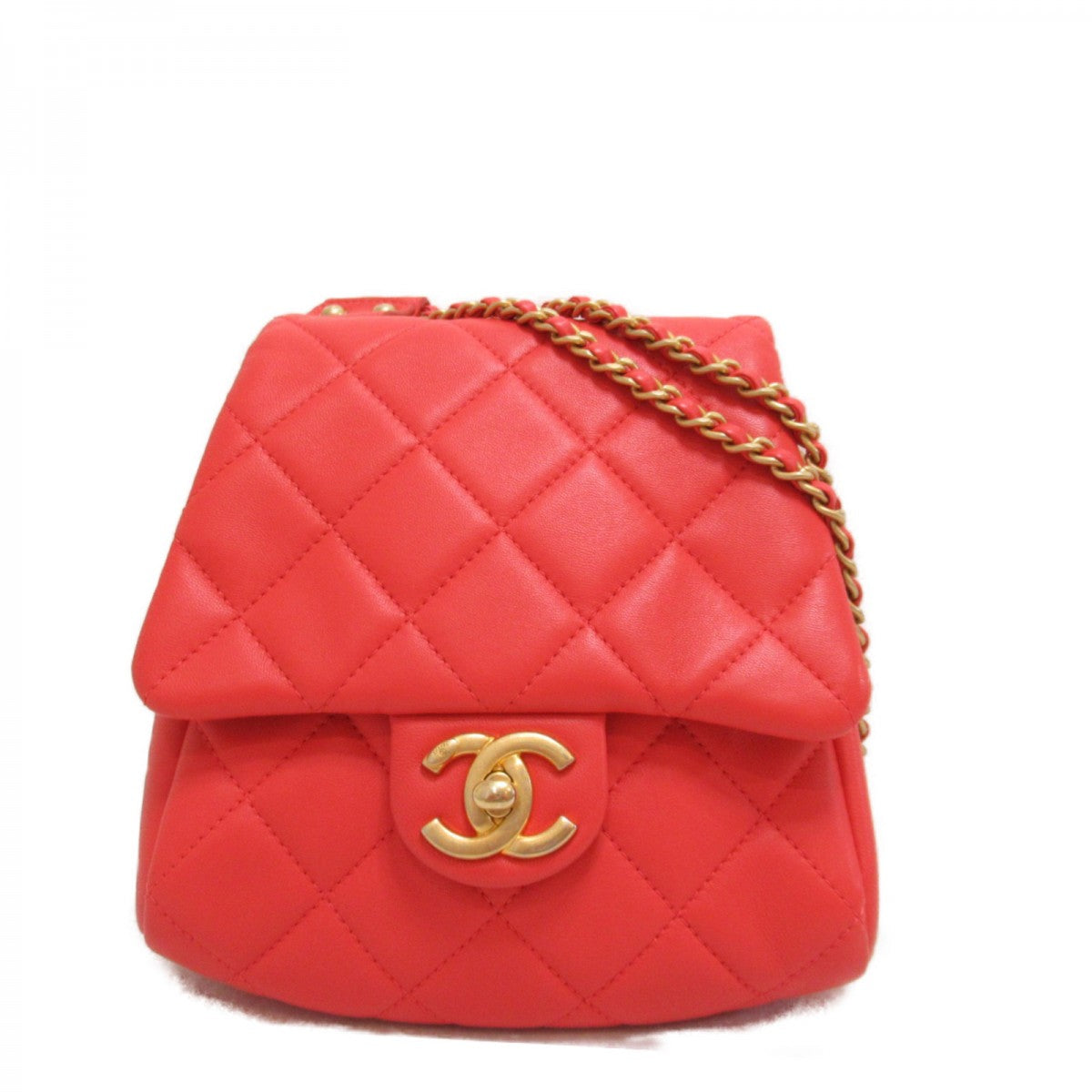 Chanel – Rød læder chain taske SPLISH