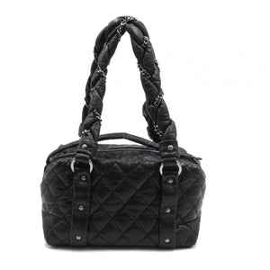 Chanel qulited læder lady braid bowler bag