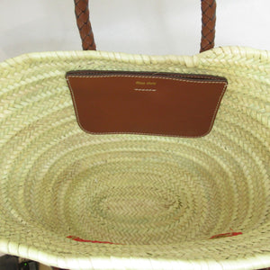 Miu Miu – Raffia basket tote bag