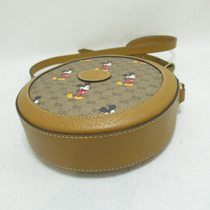 Gucci – GG supreme mickey mouse rund crossbody-taske