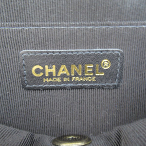 Chanel – Sort wild stitch læder single flap taske