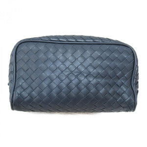 Bottega Veneta – Blå intrecciato læder clutch taske - SPLISH