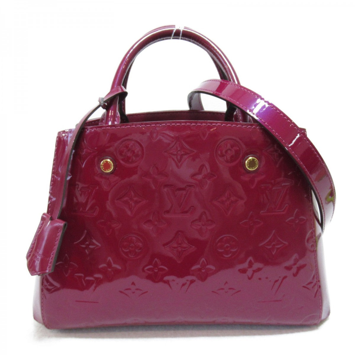 Louis Vuitton Magenta Monogram Vernis Montaigne Bb Bag