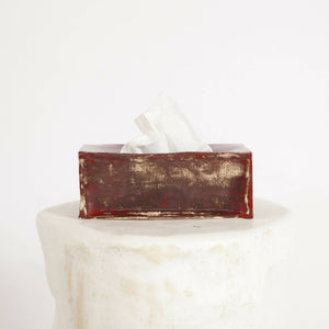 Ceramic napkin box - Red