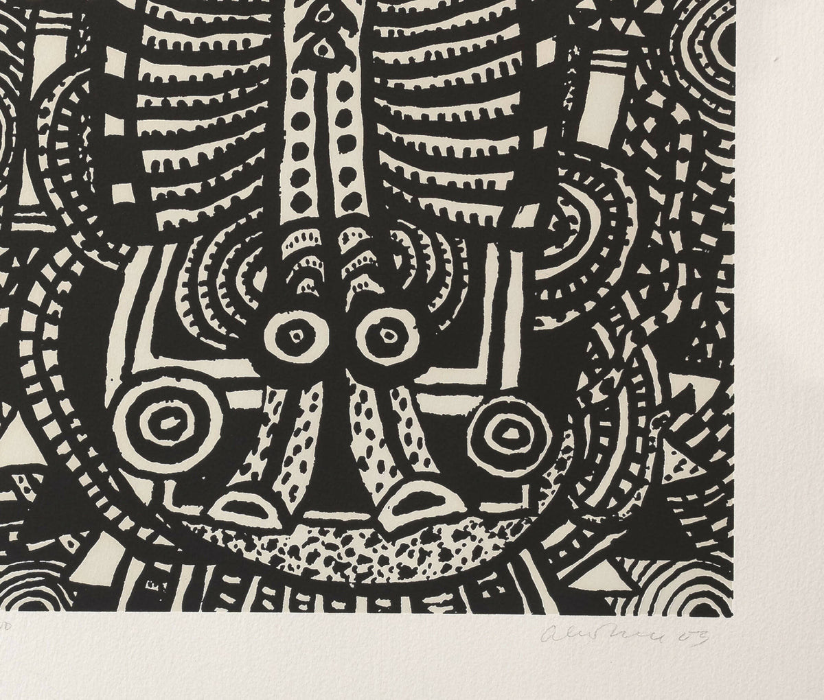 &#39;Susan&#39;s delight&#39; – Et serigrafi af Alan Davie