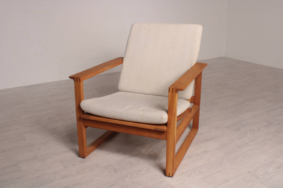 Børge Mogensen – 2 x lænestole i eg (Slædestolen)