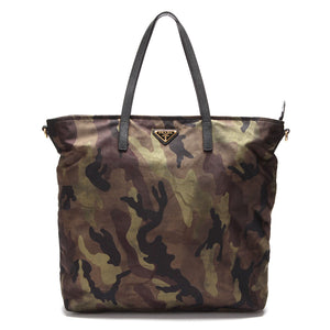 Prada tessuto camouflage mulepose