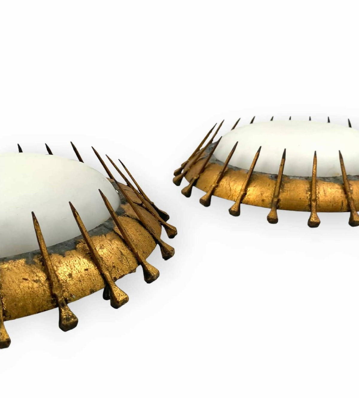 Sæt af 2 brutalistiske lampetter, Frankrig 1960&#39;erne