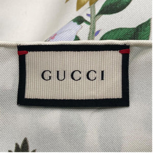 Gucci blomstret silketørklæde