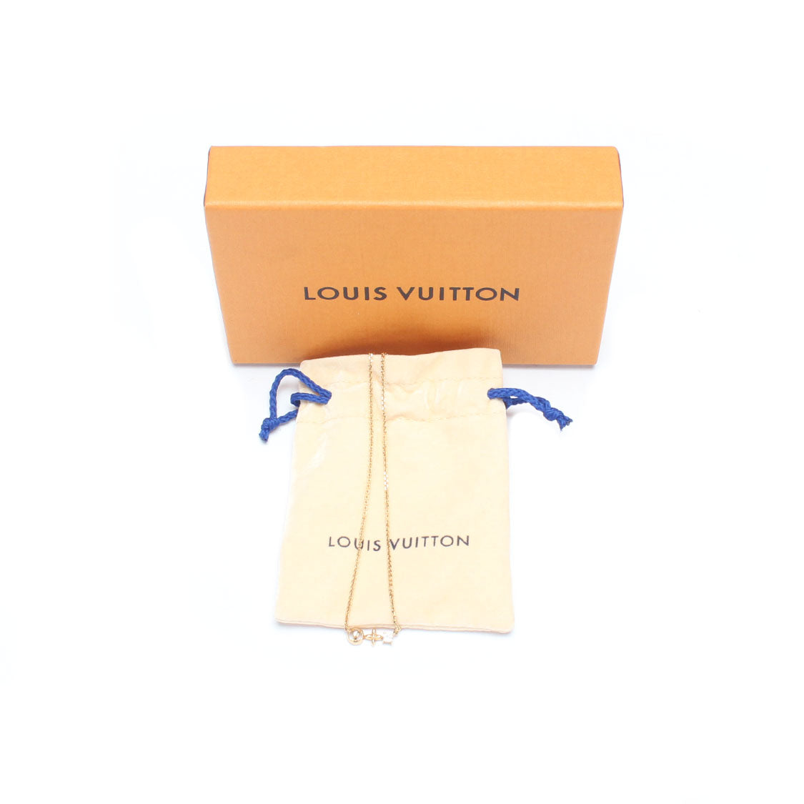 Authentic LOUIS VUITTON Pandan Tiff Idylle Blossom Necklace #260