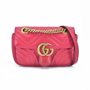 Gucci – Mini gg marmont matelasse skuldertaske