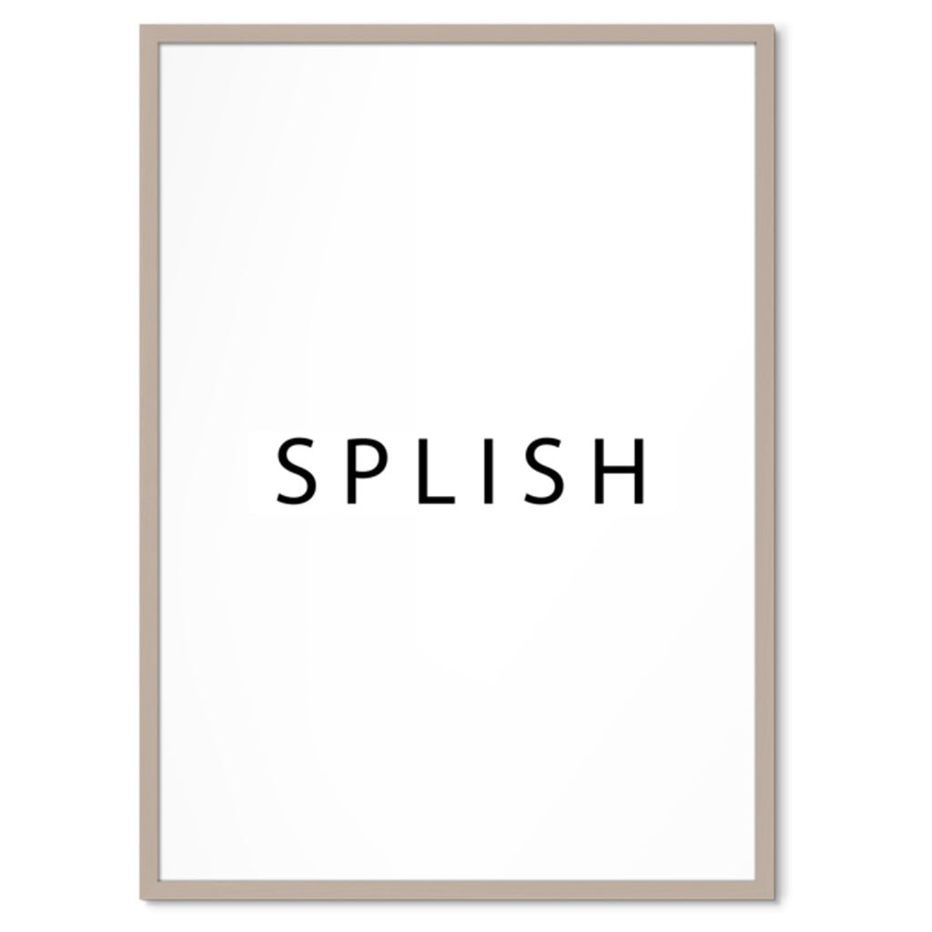 Cashmere grå ramme - SPLISH