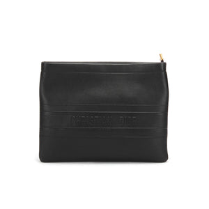 Dior læder logo clutch taske