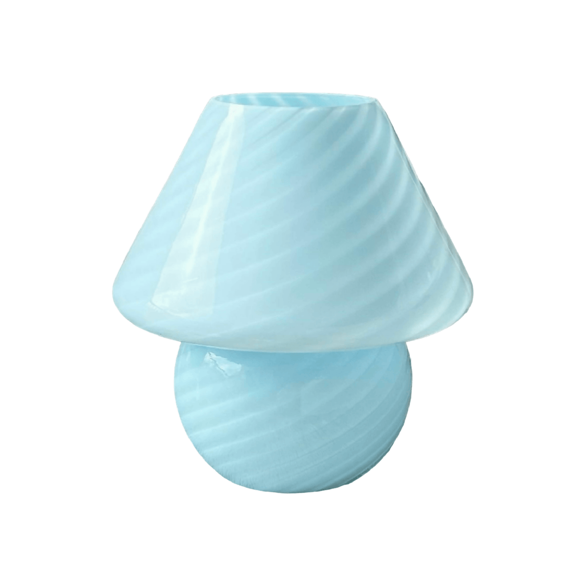 Blå Murano – Mushroom lampe - SPLISH