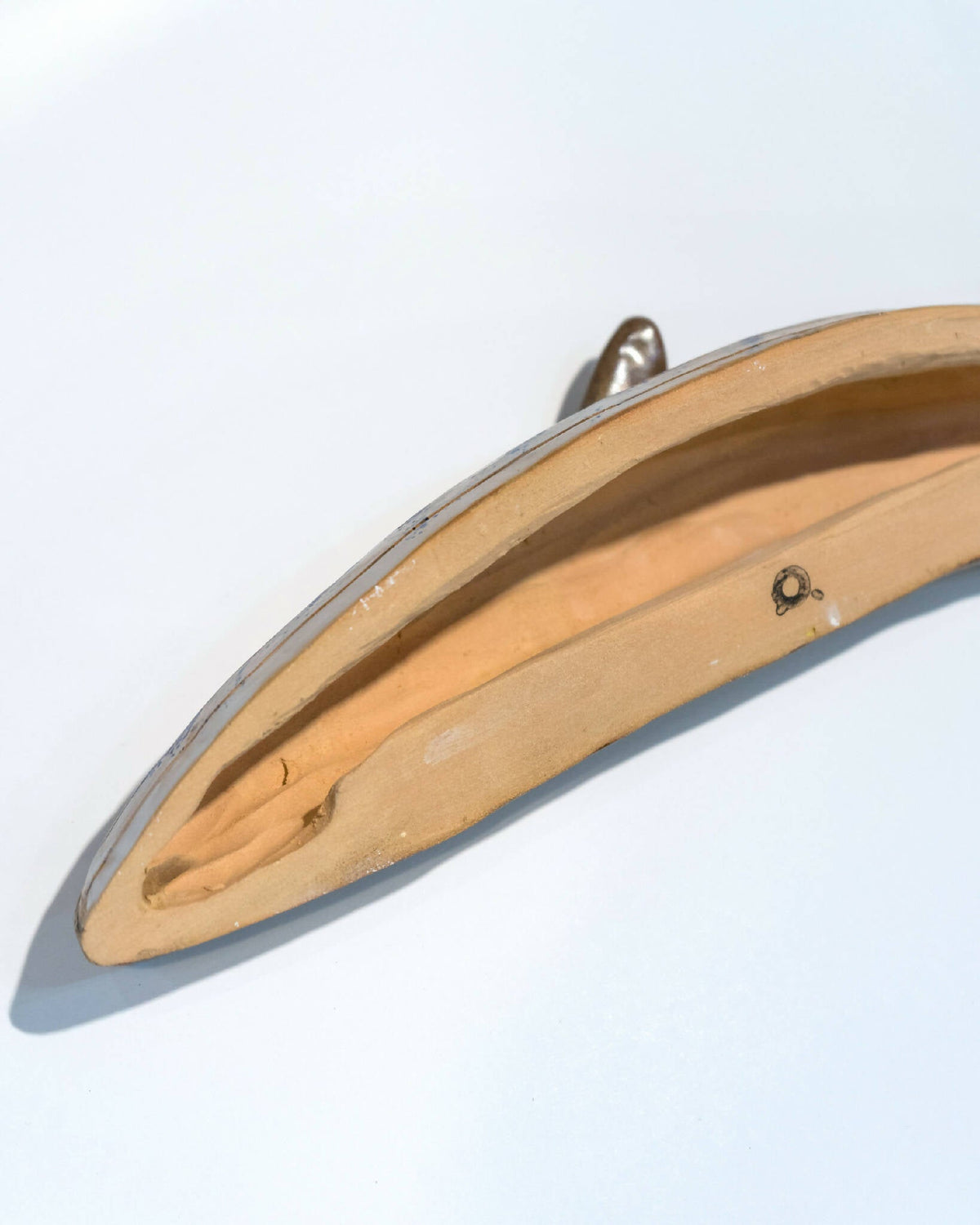 Håndlavet keramisk væghval