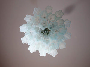 Murano Lysekrone - 30 tuber - Opal - SPLISH