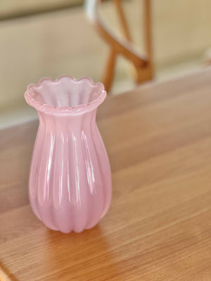 Pink murano vase