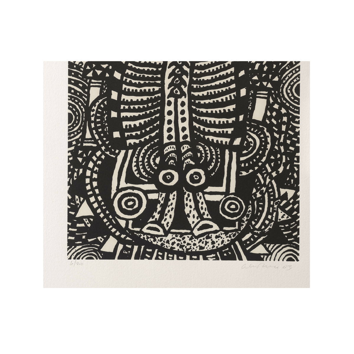 &#39;Susan&#39;s delight&#39; – Et serigrafi af Alan Davie