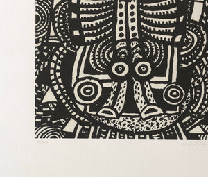 'Susan's delight' – Et serigrafi af Alan Davie