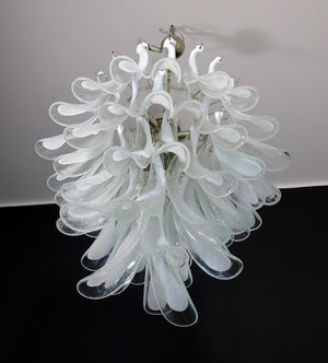 Murano Chandelier - 52 Petals - Clear - SPLISH