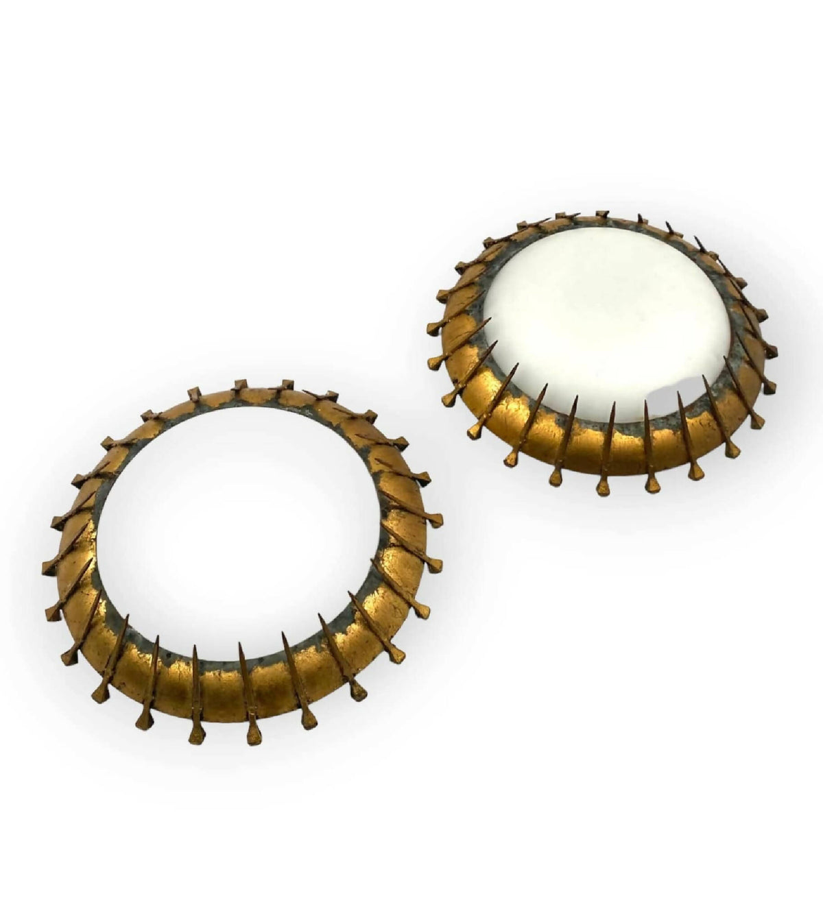 Sæt af 2 brutalistiske lampetter, Frankrig 1960&#39;erne