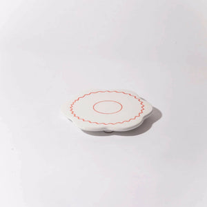 Jore Copenhagen | Zigzag Saucer, Lobster Red - SPLISH