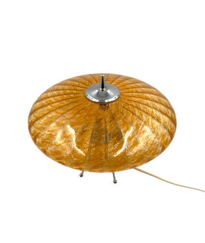 Murano orange UFO bordlampe