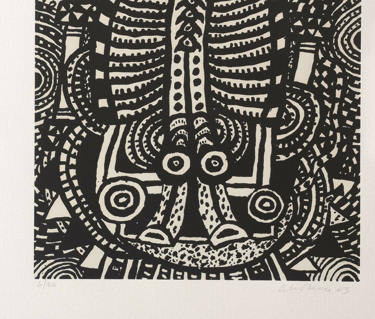 &#39;Susan&#39;s delight&#39; – Et serigrafi af Alan Davie