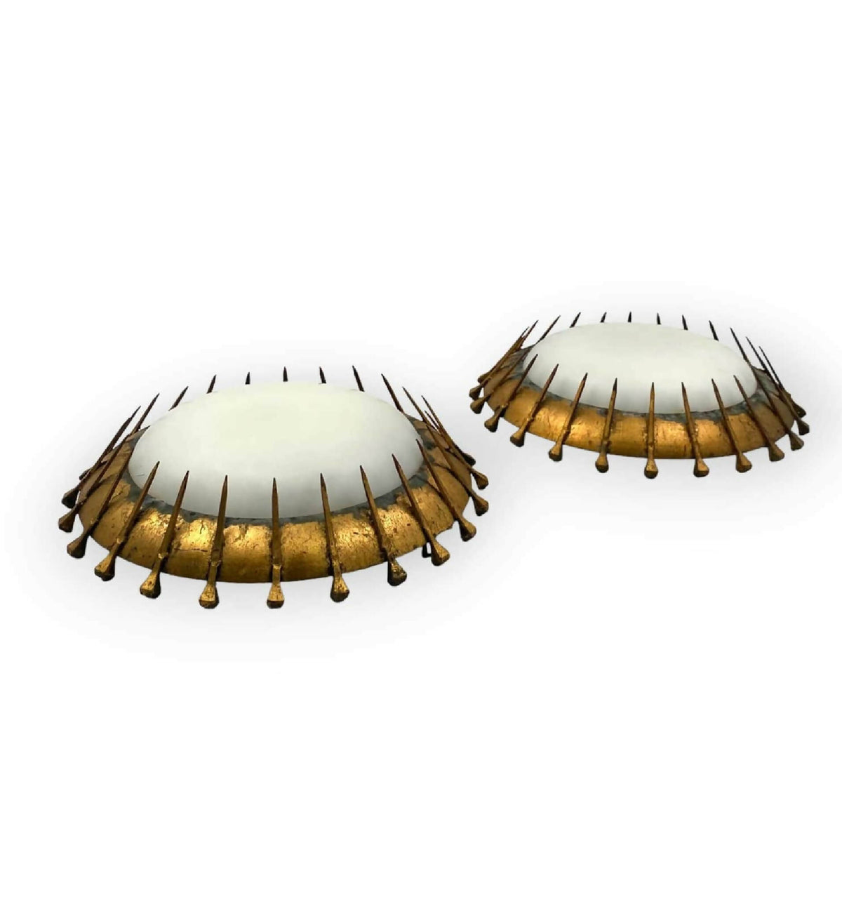 Sæt af 2 brutalistiske lampetter, Frankrig 1960&#39;erne