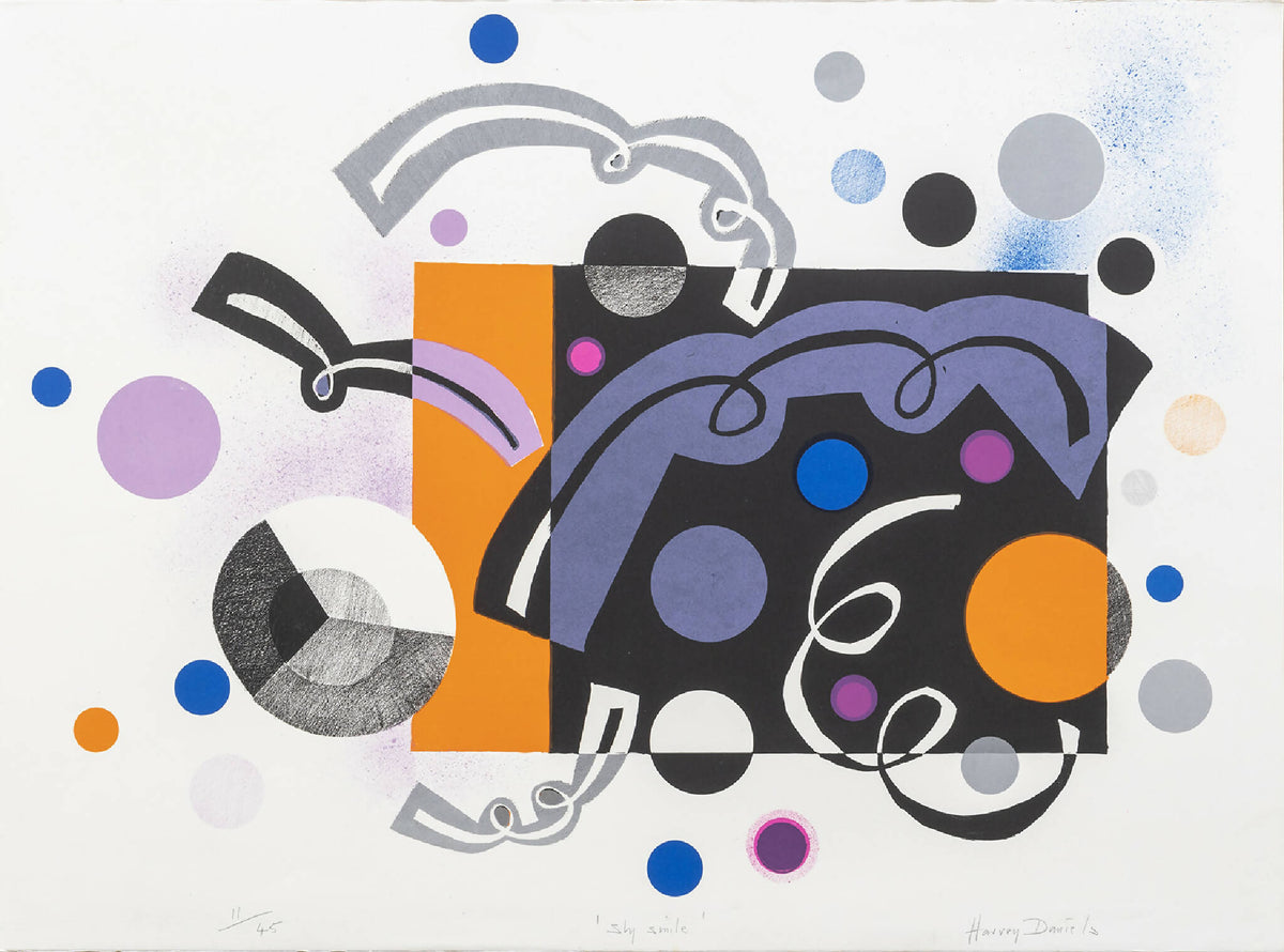 Harvey Daniels - 'Shy Smile' / Skærmtryk