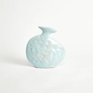 Flad vase - Baby blue
