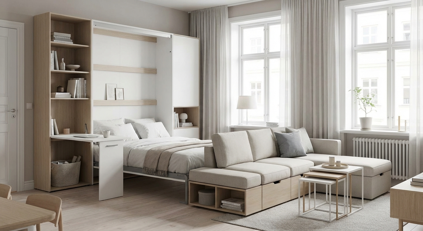 7 måder at maksimere rummet i små lejligheder med smart møbelvalg