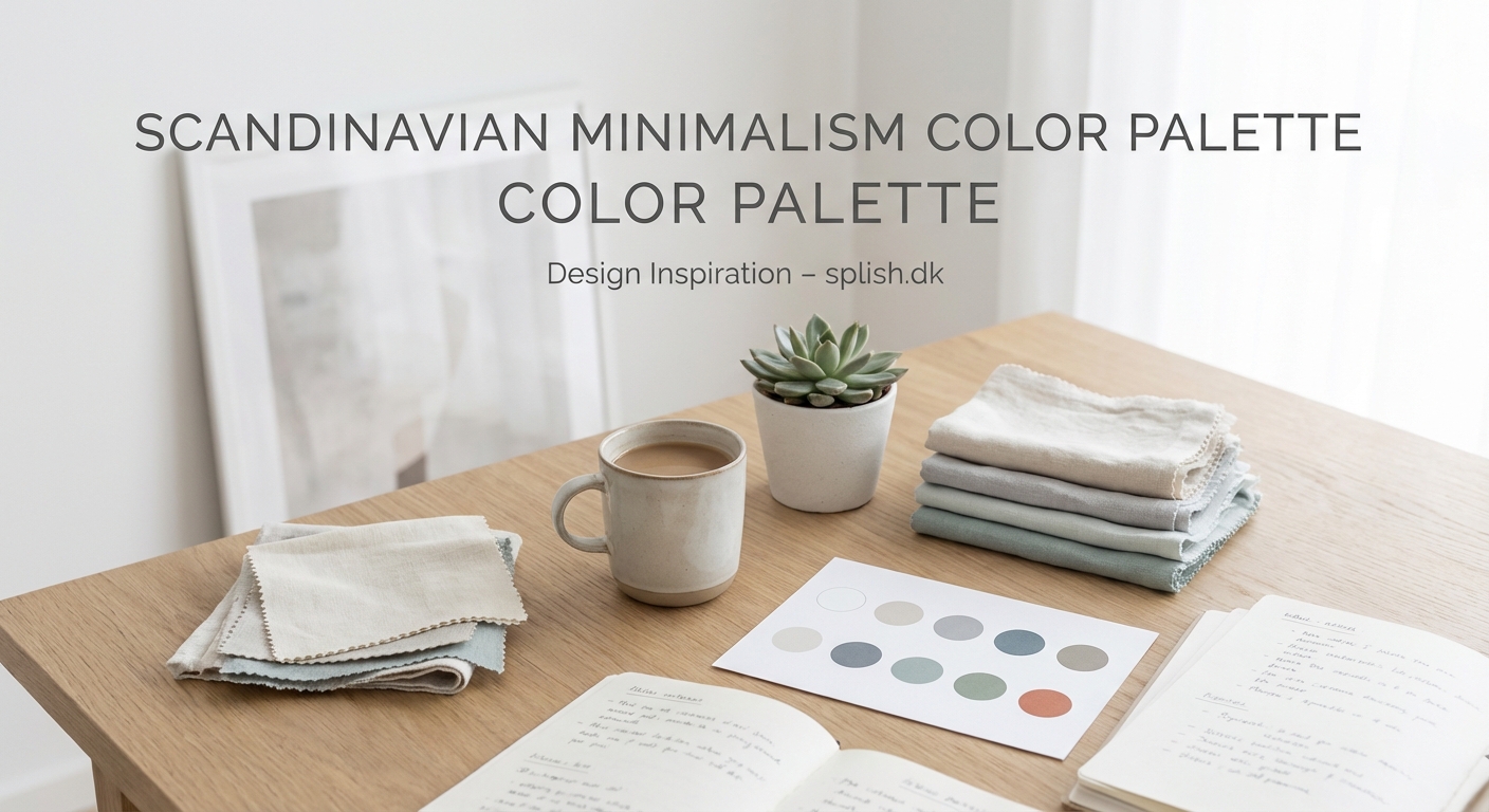 Hvilke farver passer bedst til skandinavisk minimalisme? — 1