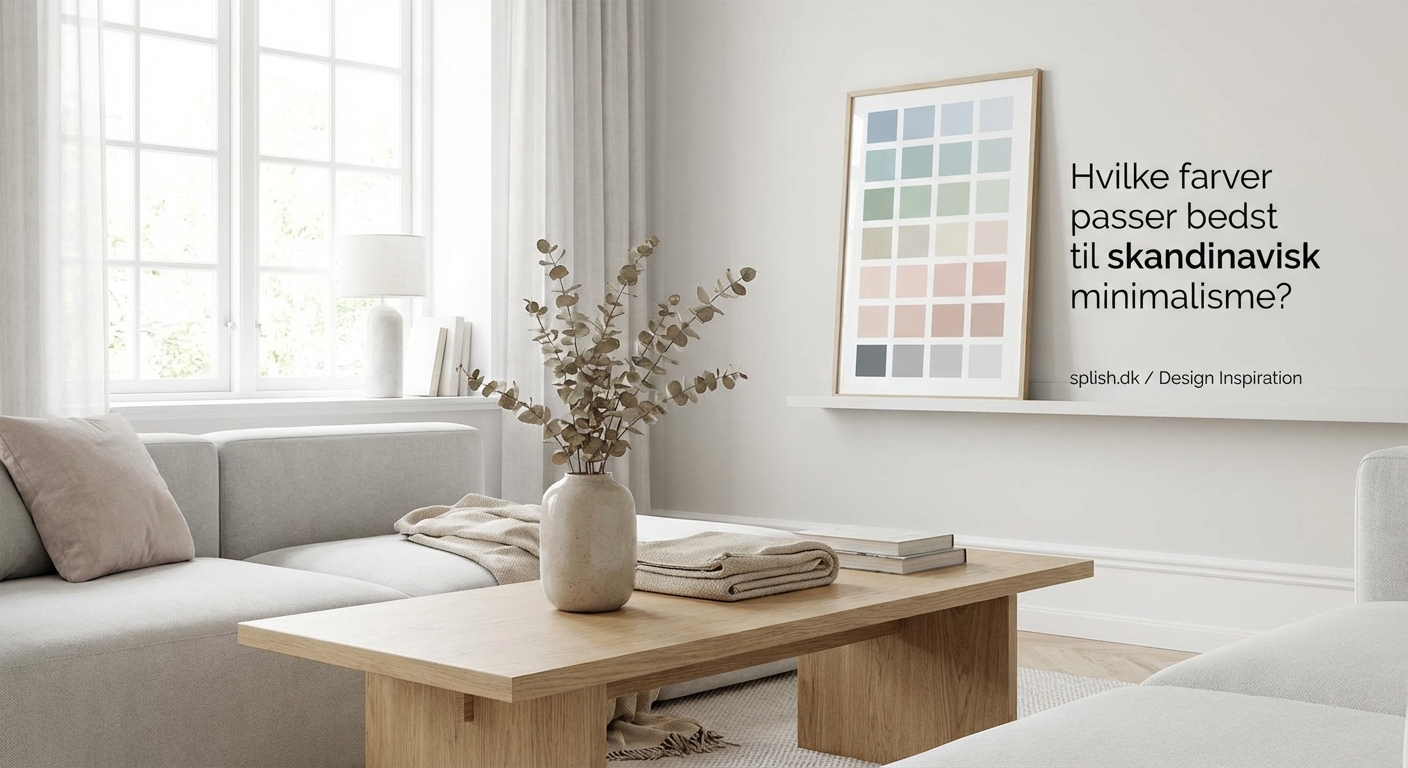 Hvilke farver passer bedst til skandinavisk minimalisme? — 2