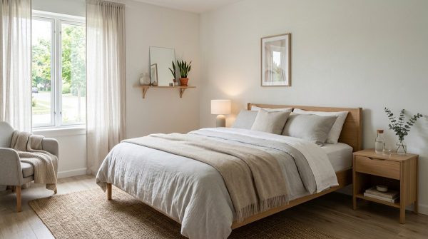 5 enkle trin til at indrette et nordisk soveværelse der fremmer bedre søvn