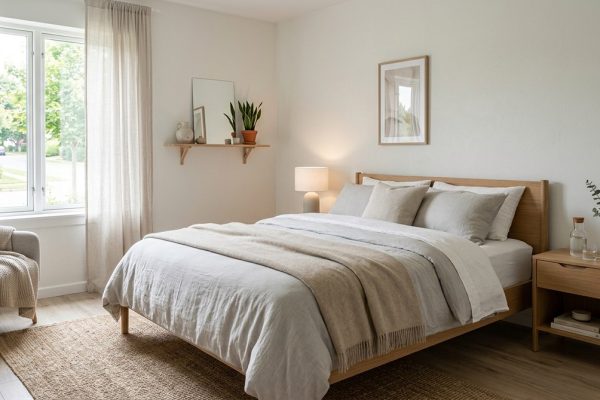 5 enkle trin til at indrette et nordisk soveværelse der fremmer bedre søvn