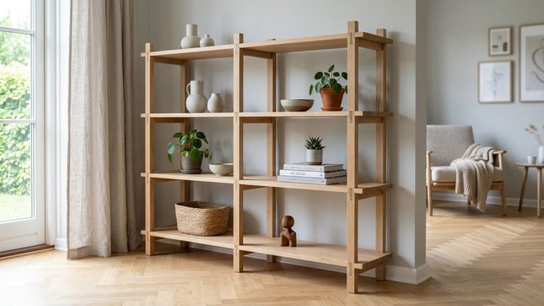 Byg en funktionel opbevaringsreol uden en eneste skrue