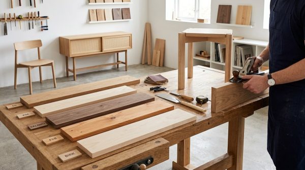 Hvilke træsorter passer bedst til hjemmelavede møbler?