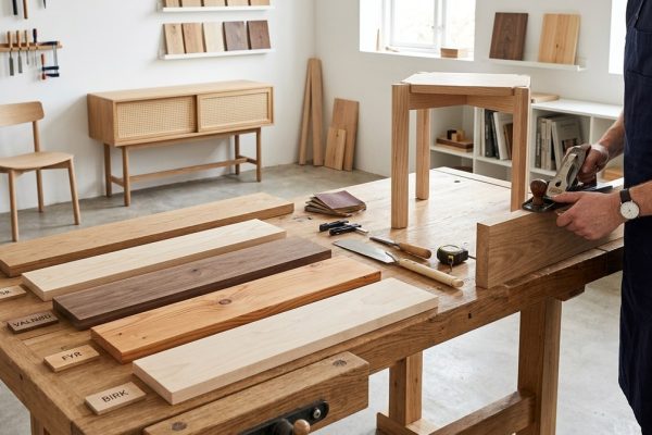 Hvilke træsorter passer bedst til hjemmelavede møbler?