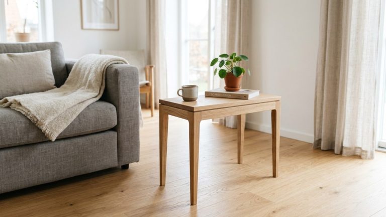 Sådan bygger du dit eget minimalistiske sidebord i eg